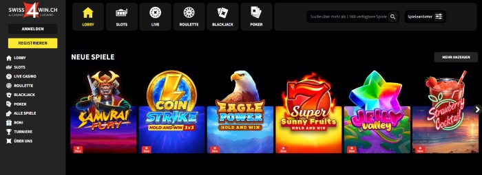 Kundensupport im Swiss4Win Casino